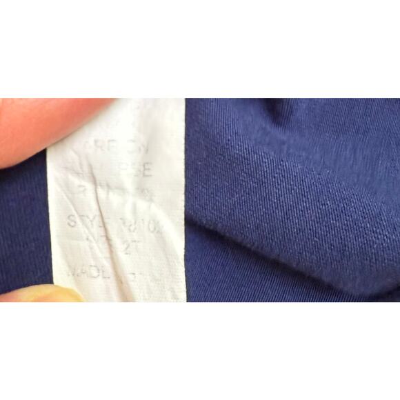 Florence Eiseman Girls' Blue Colorful Pocket Dress Size 2 - Picture 4 of 5